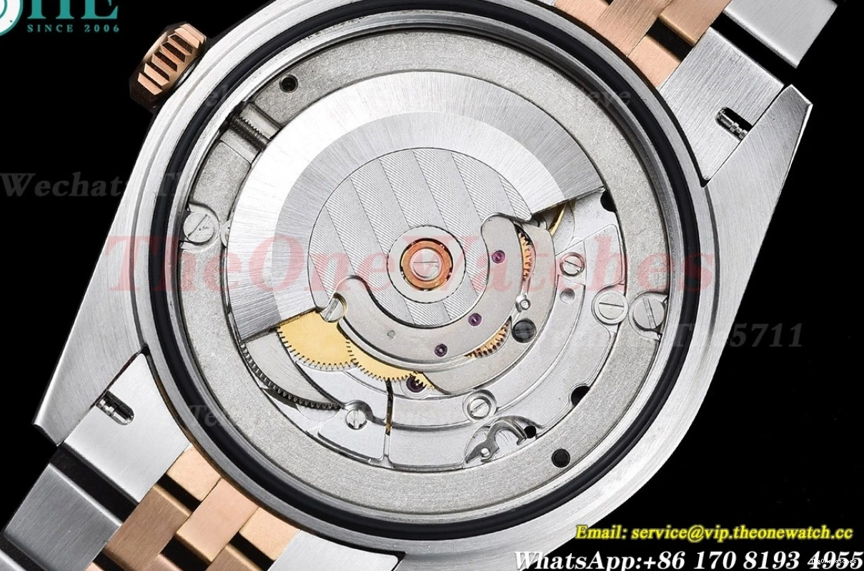 36mm White Rmn SS GMF A2824 RG 126231 Datejust 0502